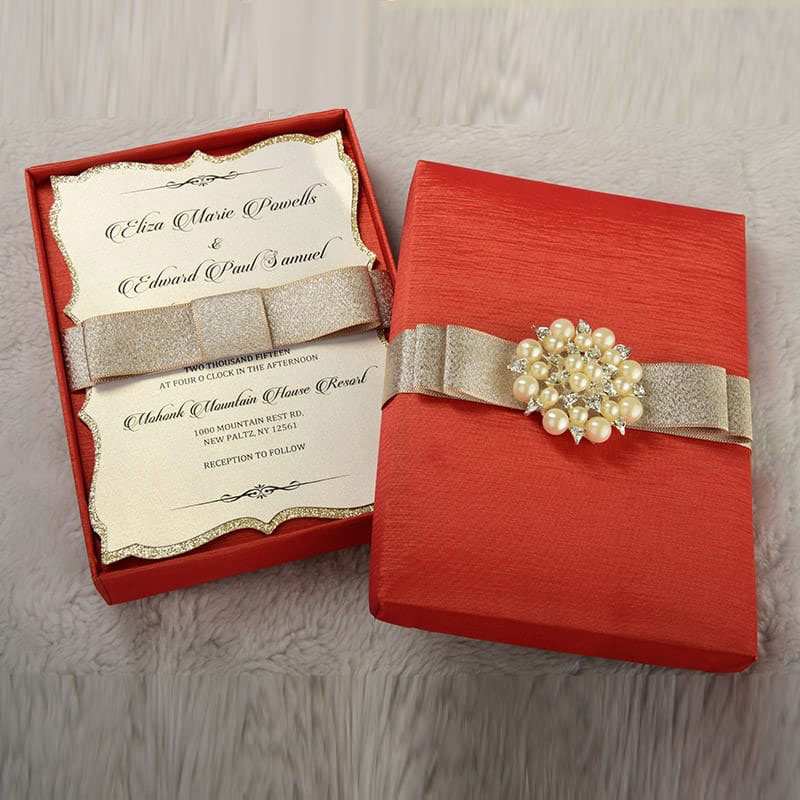 Custom invitation boxes designed for expressing your feelings
